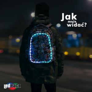Świecące plecaki LED - bezpieczeństwo na drodze i świetny styl.